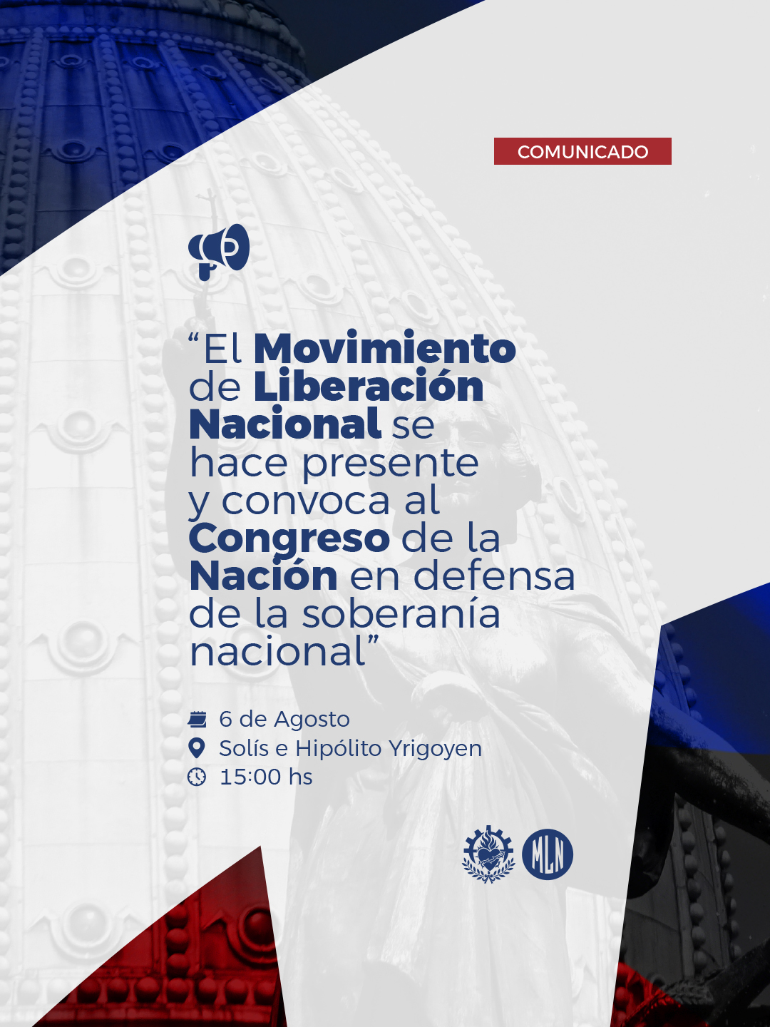 Convocatoria. Marcha en defensa de la Soberanía Nacional