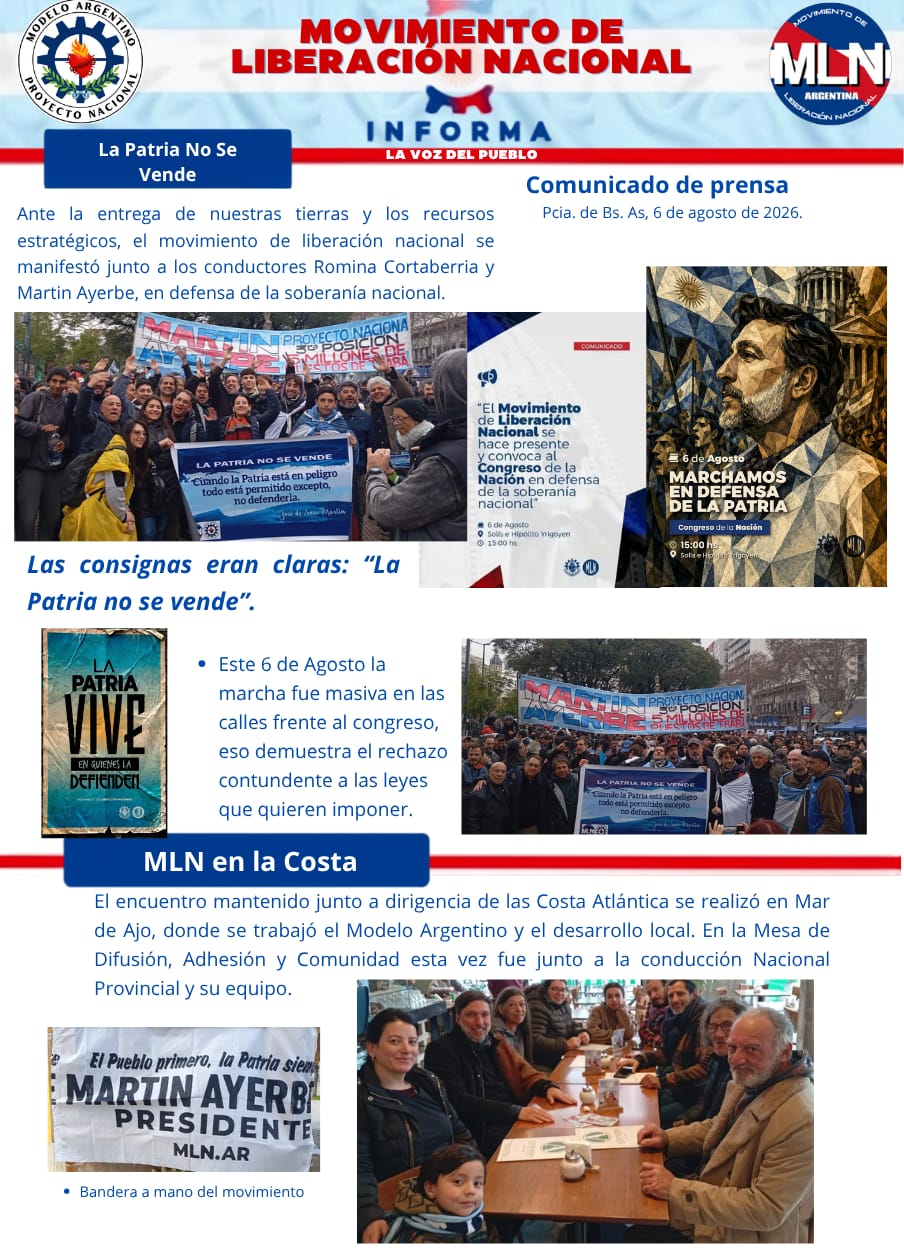 Gacetilla. La voz del Pueblo