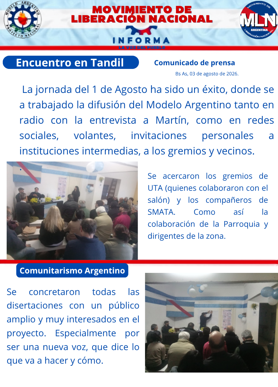 Gacetilla. La voz del Pueblo