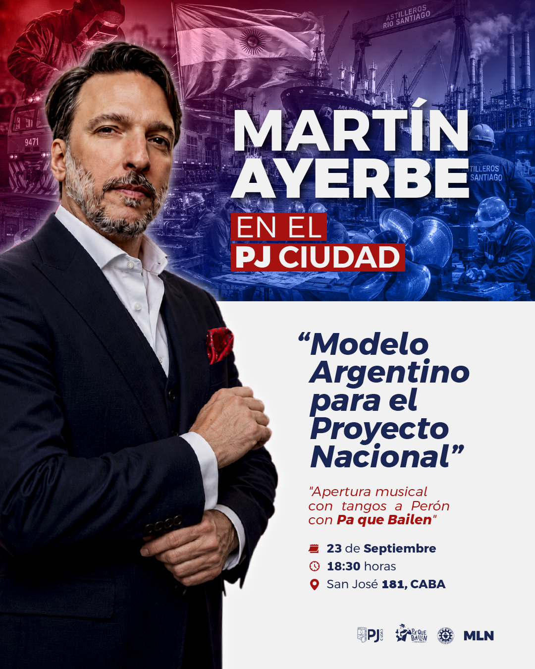 Martín Ayerbe en el PJ Ciudad (CABA)